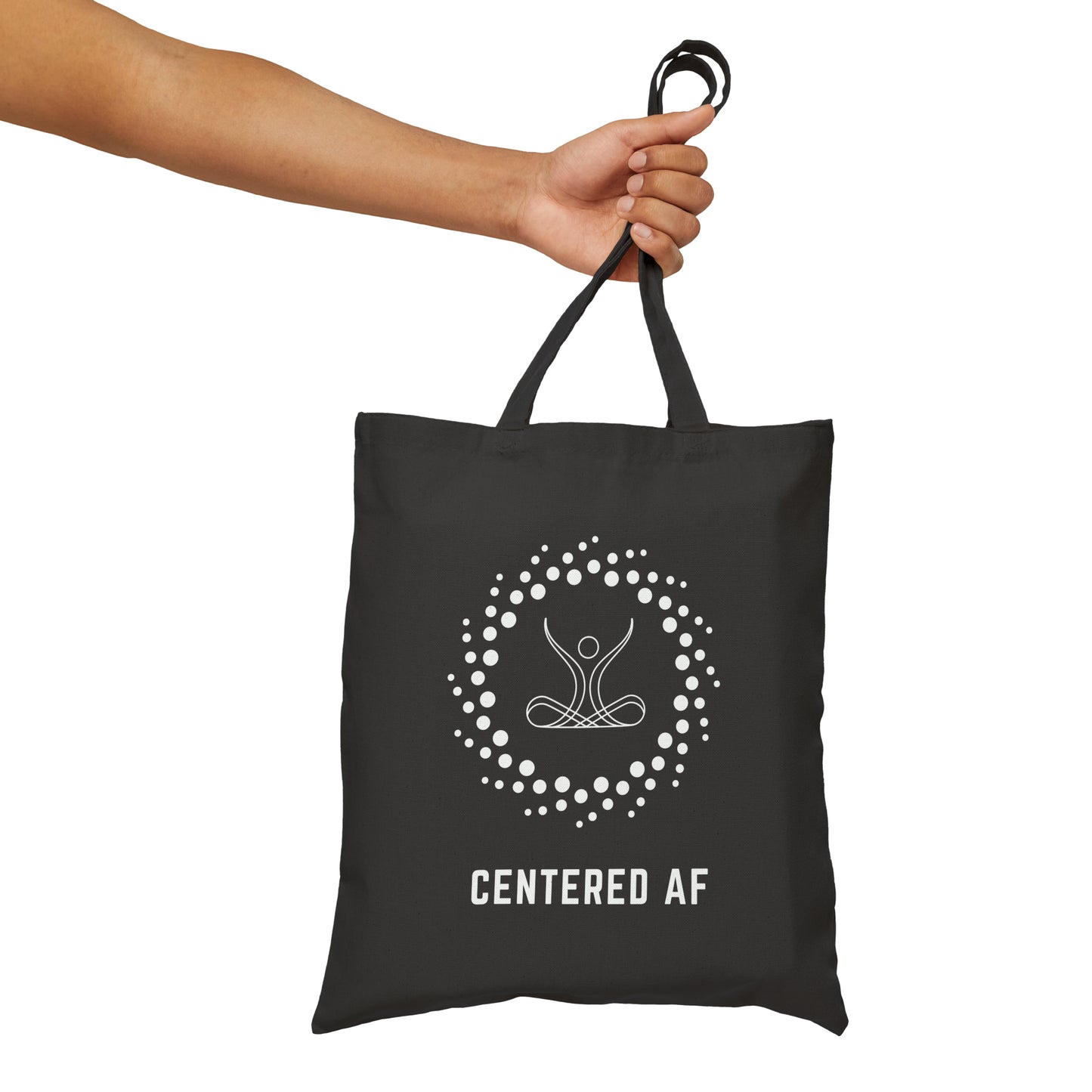 Centered AF - Cotton Canvas Tote Bag