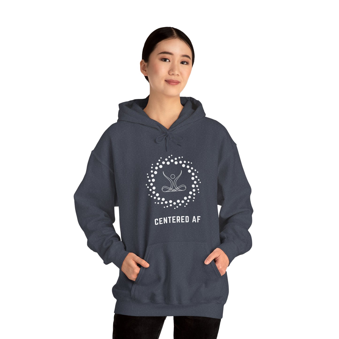 Centered AF Unisex Heavy Blend™ Hooded Sweatshirt