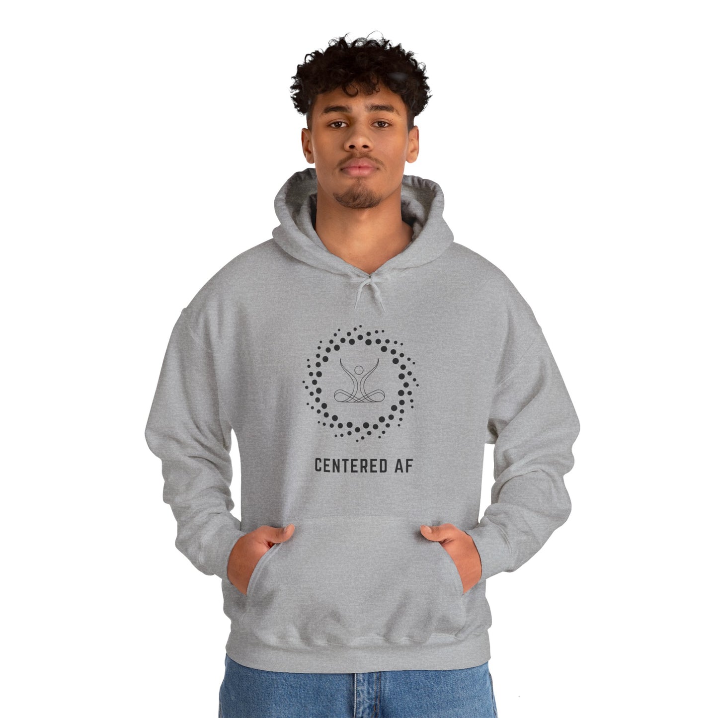 Centered AF Unisex Heavy Blend™ Hooded Sweatshirt