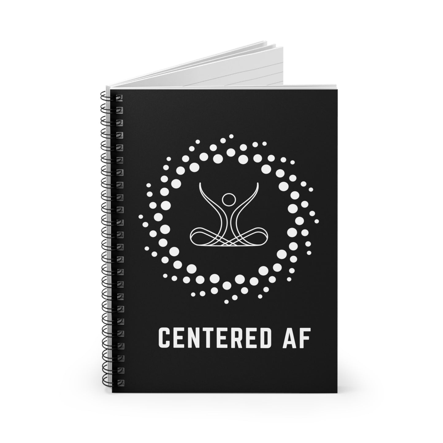 Centered AF - Spiral Notebook - Ruled Line