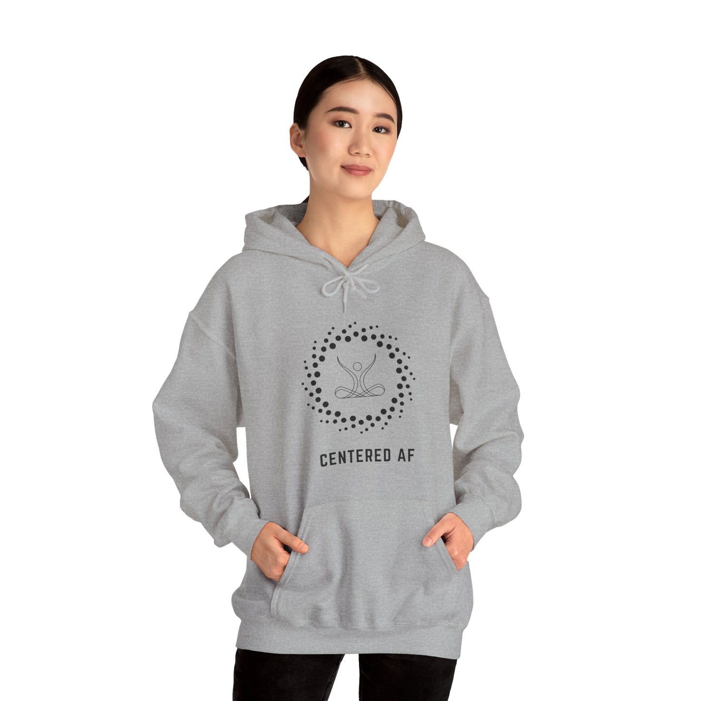 Centered AF Unisex Heavy Blend™ Hooded Sweatshirt