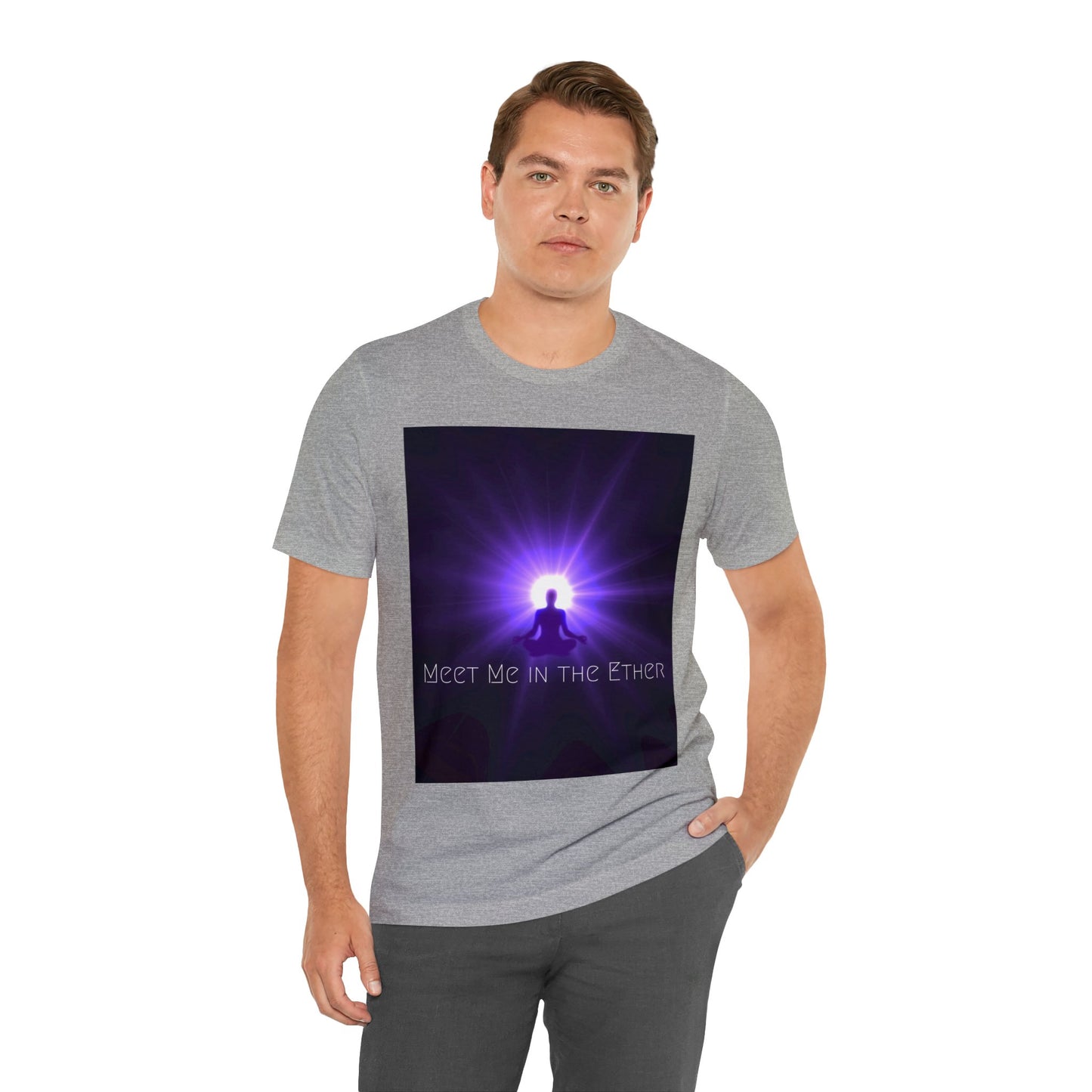 Meet Me in the Ether Unisex Jersey Short Sleeve Tee