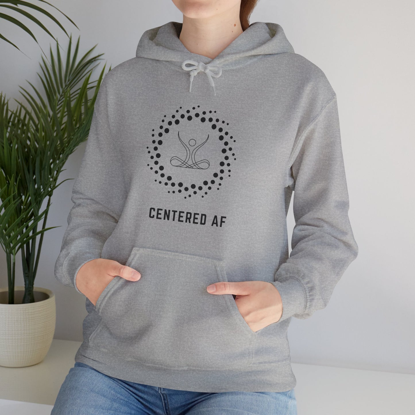 Centered AF Unisex Heavy Blend™ Hooded Sweatshirt