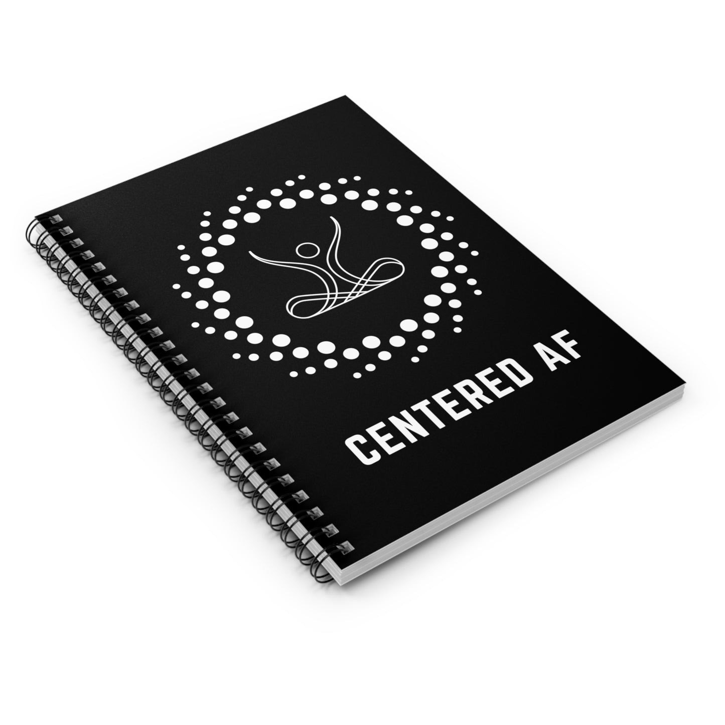 Centered AF - Spiral Notebook - Ruled Line