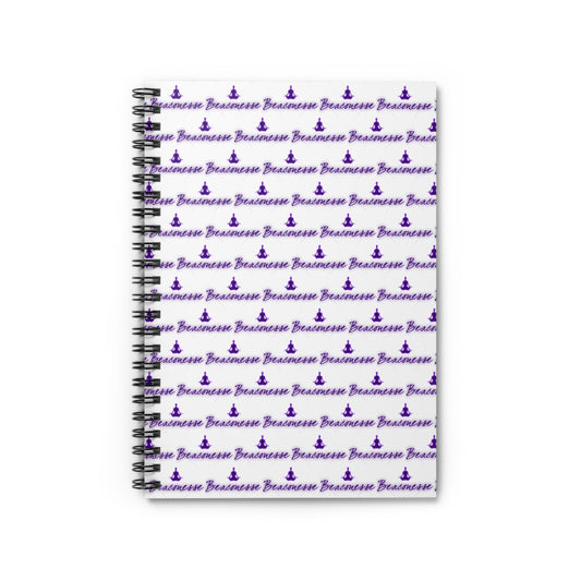 Beaconesse Logo Pattern - Spiral Notebook - Ruled Line