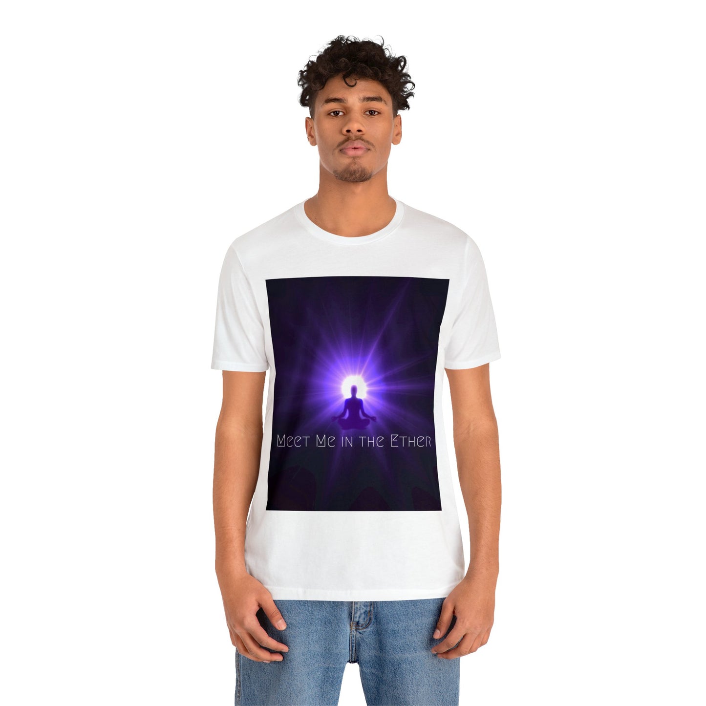 Meet Me in the Ether Unisex Jersey Short Sleeve Tee