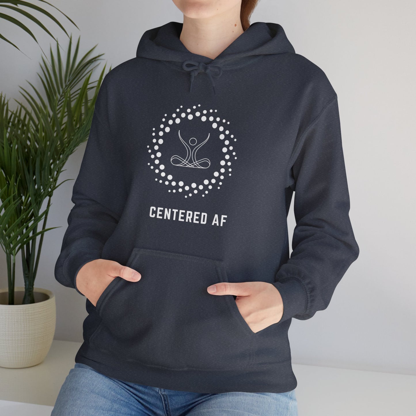 Centered AF Unisex Heavy Blend™ Hooded Sweatshirt